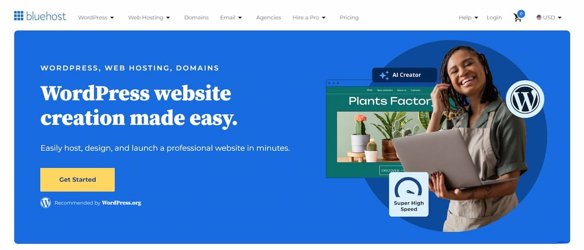 Bluehost Web Hosting